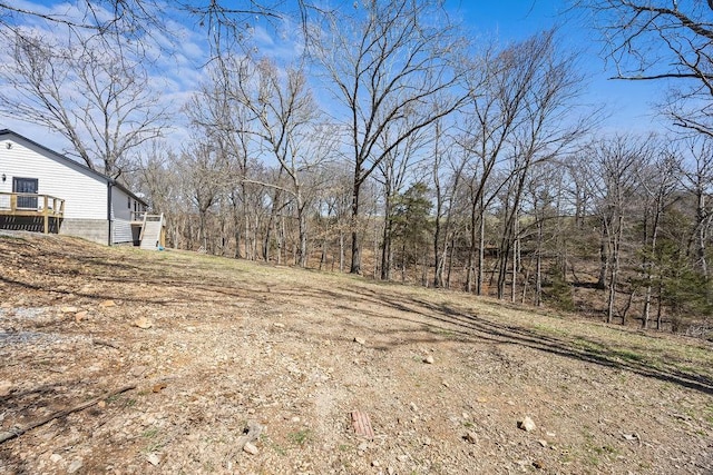 view of yard with stairway