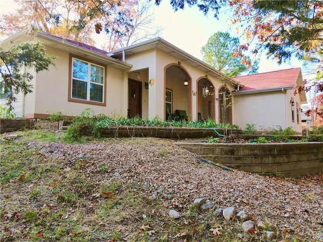 11 Saint Andrews Lane Holiday Island Unit 9, Holiday Island, AR 72631 - view of front of house with stucco siding