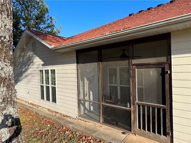 11 Saint Andrews Lane Holiday Island Unit 9, Holiday Island, AR 72631 - view of home's exterior featuring a sunroom