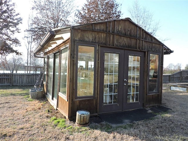 1820 Oak Grove Rd, Van Buren, AR 72956 - view of outbuilding featuring fence