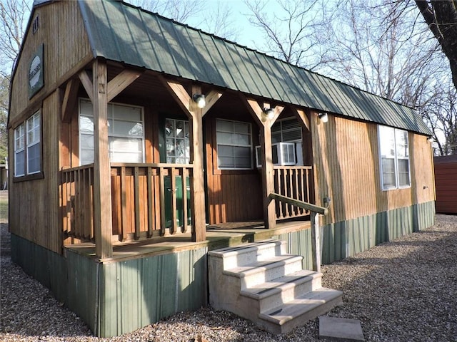 1820 Oak Grove Rd, Van Buren, AR 72956 - view of front facade featuring covered porch and metal roof
