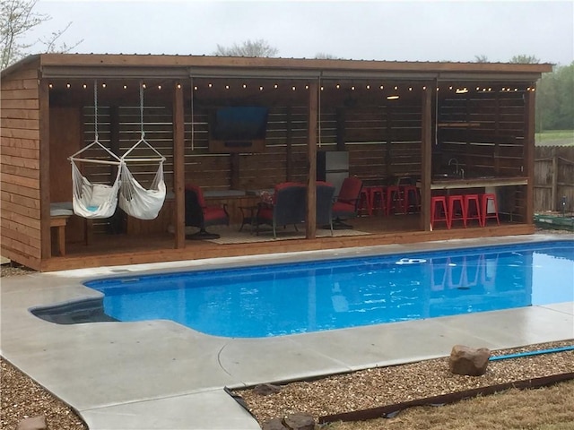 1820 Oak Grove Rd, Van Buren, AR 72956 - pool featuring fence