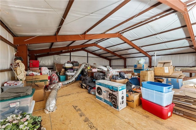 storage area featuring a garage