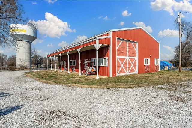 view of outbuilding featuring an outdoor structure