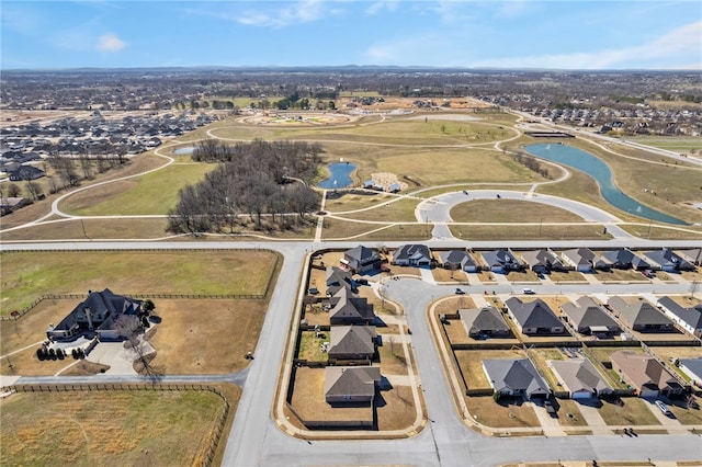 drone / aerial view featuring a residential view