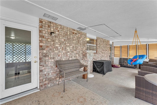 view of patio / terrace with visible vents