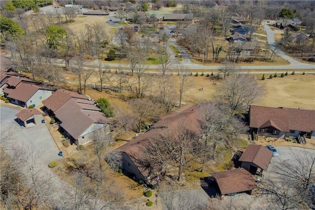 bird's eye view featuring a residential view