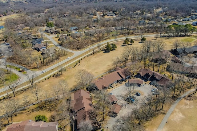 bird's eye view featuring a residential view