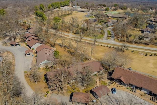 bird's eye view featuring a residential view