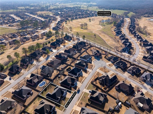 bird's eye view featuring a residential view