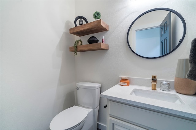 11526 Giles Rd, Farmington, AR 72730 - half bathroom featuring toilet and vanity