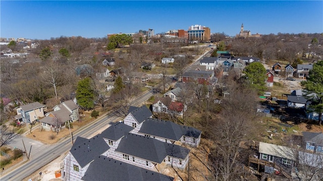 364 S College Ave, Fayetteville, AR 72701 - aerial view of property and surrounding area with nearby suburban area