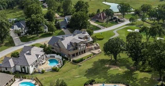 birds eye view of property featuring a residential view