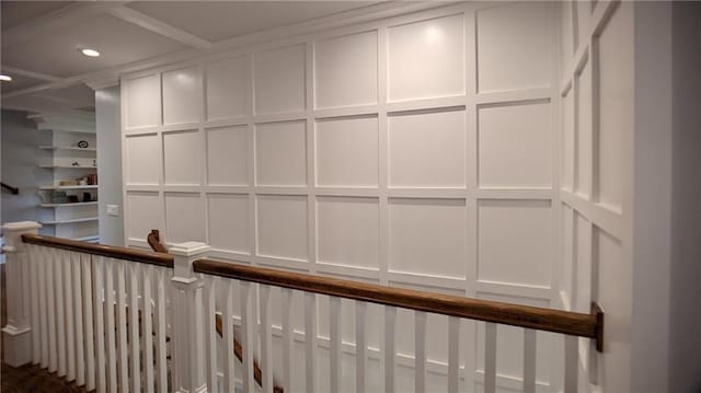 19 Razorback Rd, Rogers, AR 72758 - stairs with a decorative wall and recessed lighting
