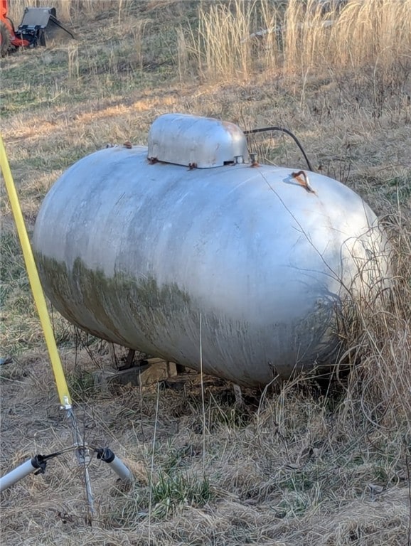 exterior details featuring heating fuel