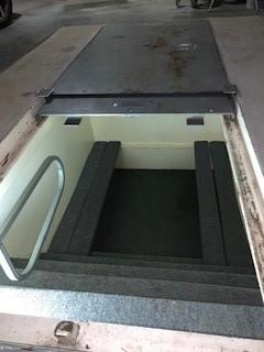 view of storm shelter