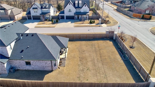 birds eye view of property featuring a residential view