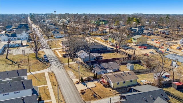 birds eye view of property featuring a residential view