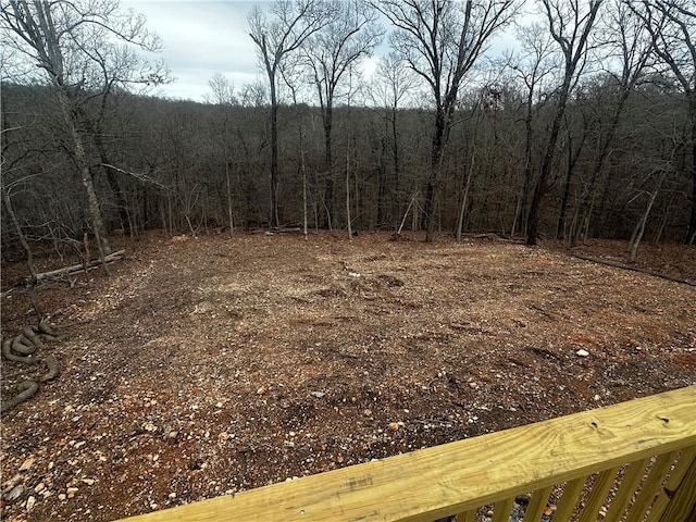 view of local wilderness featuring a wooded view