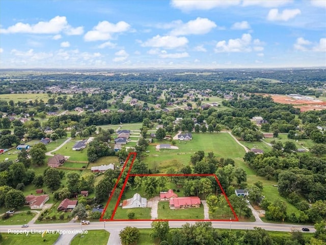 drone / aerial view