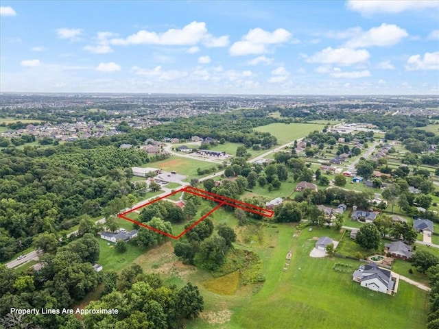 drone / aerial view