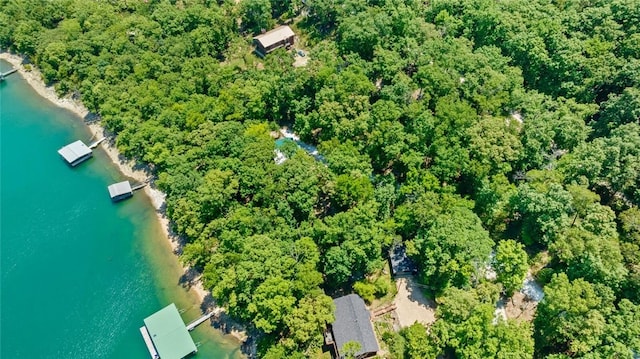 21574 Indian Creek Dr, Garfield, AR 72732 - aerial view with a water view