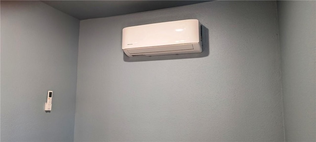 detailed view of a wall unit AC