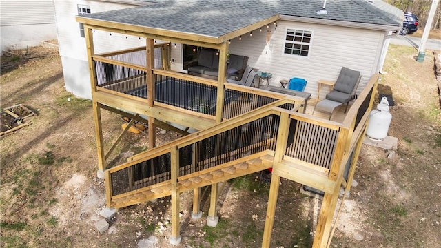 16101 Hickory Dr, Rogers, AR 72756 - view of wooden terrace