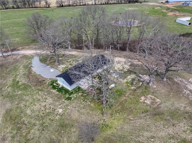 291 E Pilcher Rd, Kansas, OK 74347 - view of yard