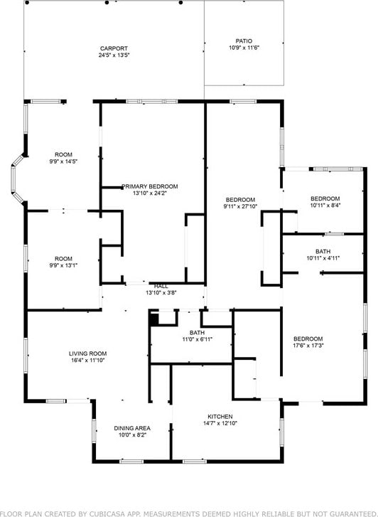 300 Range St, Marshall, AR 72650 - plan