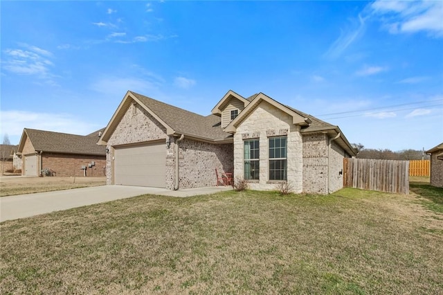 3570 Macintosh Way, Bentonville, AR 72712 - view of front of home with concrete driveway, an attached garage, and brick siding