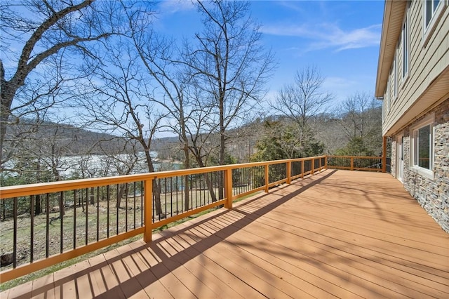 21621 Vista Shores Dr, Garfield, AR 72732 - deck featuring a water view