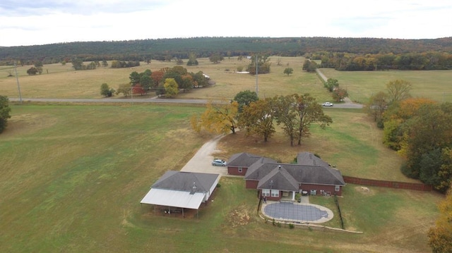 5121 E State Highway 22, Paris, AR 72855 - aerial view of property and surrounding area featuring rural landscape