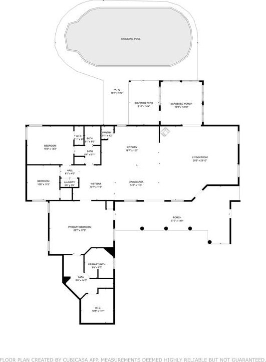 5121 E State Highway 22, Paris, AR 72855 - view of home floor plan