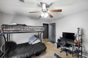 15515 Ar-105, Hector, AR 72843 - bedroom featuring visible vents and a ceiling fan