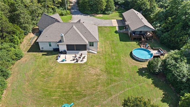 251 Kordsmeier Ln, Morrilton, AR 72110 - aerial view of property and surrounding area with a pool