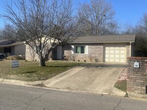 single story home with concrete driveway and an attached garage