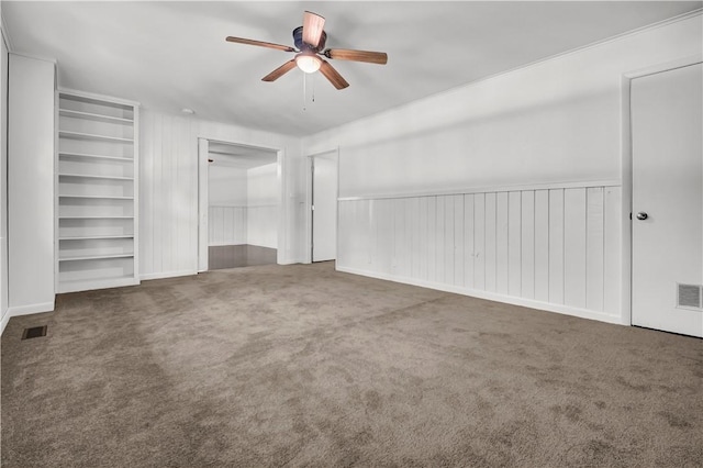 922 Scenic Dr, Perryville, AR 72126 - unfurnished bedroom featuring carpet and ceiling fan