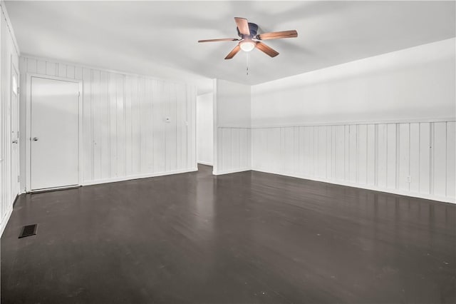 922 Scenic Dr, Perryville, AR 72126 - empty room featuring ceiling fan and wood finished floors