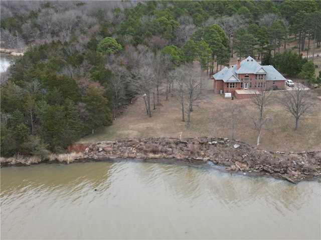 279 Eagle Cove Rd, Lamar, AR 72846 - water view featuring a forest