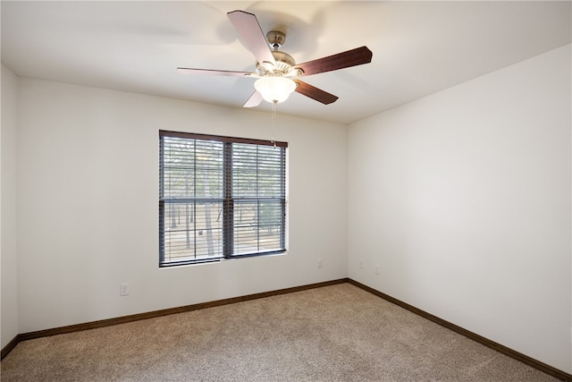 279 Eagle Cove Rd, Lamar, AR 72846 - unfurnished room with light carpet, baseboards, and a ceiling fan