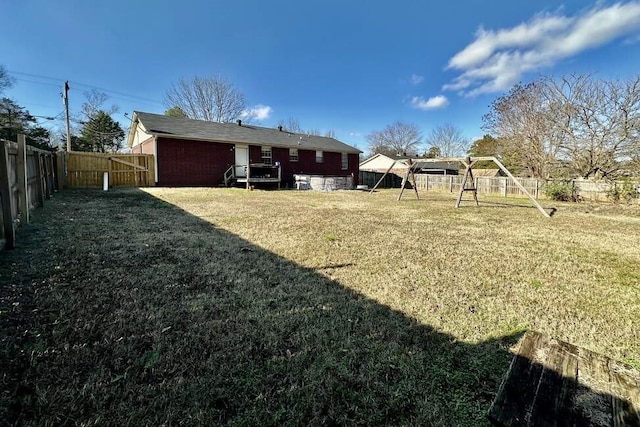 6011 River Rd, Pottsville, AR 72858 - view of yard featuring a playground