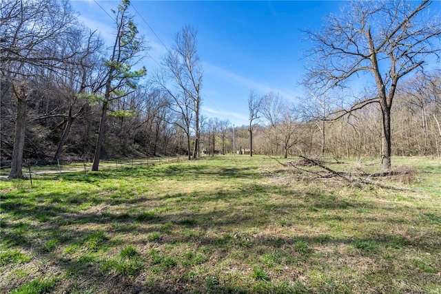 22965 Davis Valley Rd, Gentry, AR 72734 - view of yard with a forest view