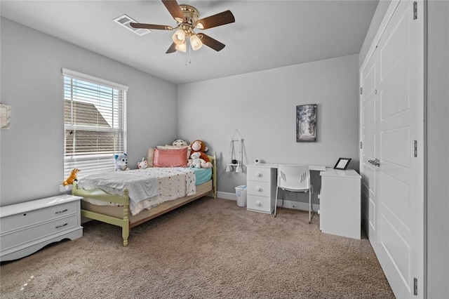 4204 SW Wheatgrass Blvd, Bentonville, AR 72713 - carpeted bedroom with ceiling fan