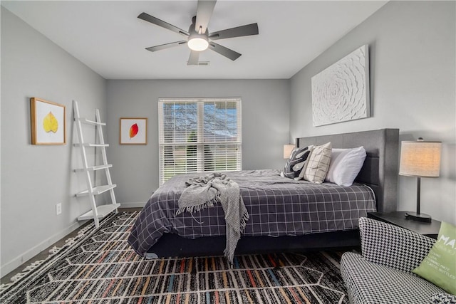 11300 Spring Mountain Dr, Farmington, AR 72730 - bedroom featuring a ceiling fan and baseboards