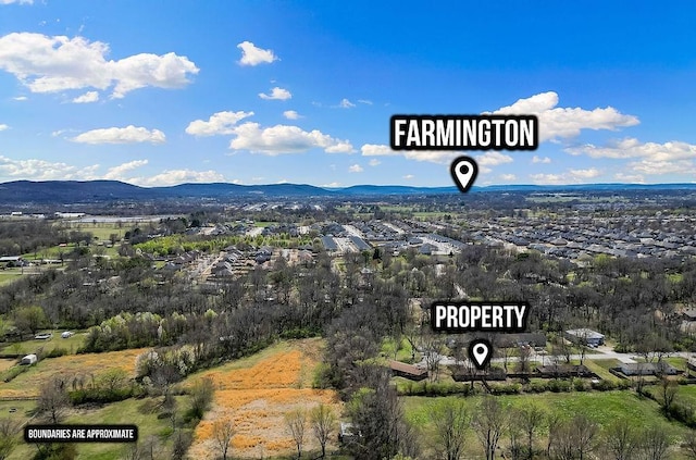 5694/925668/665644/42 W Michael Cole Dr, Fayetteville, AR 72704 - birds eye view of property featuring a mountain view