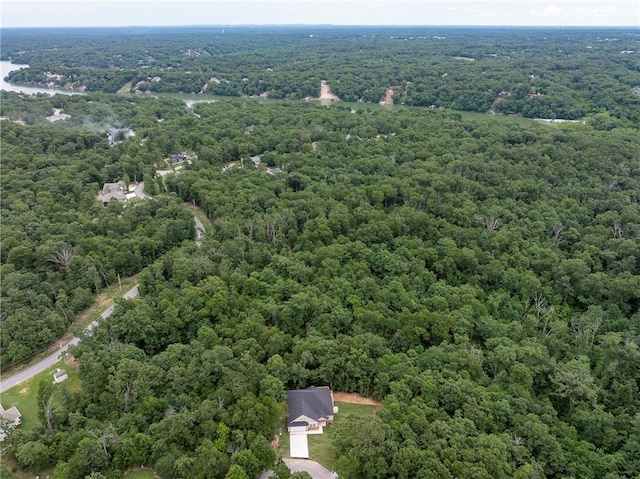7 Boreray Ln, Bella Vista, AR 72715 - aerial view of a heavily wooded area