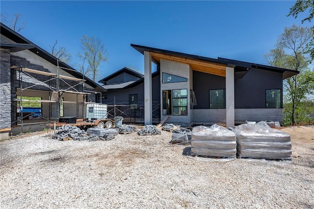 view of rear view of house
