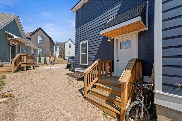 845 One Mile Rd, Fayetteville, AR 72704 - view of exterior entry with a residential view