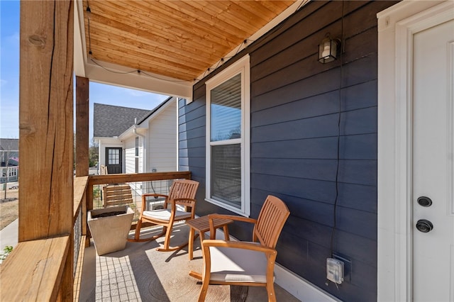 845 One Mile Rd, Fayetteville, AR 72704 - balcony featuring covered porch